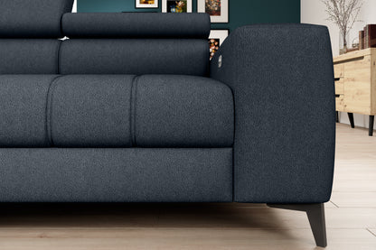 BAGGIO L CORNER SOFA WITH ELECTRIC SEAT ADJUSTMENT