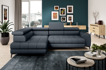 BAGGIO L CORNER SOFA WITH ELECTRIC SEAT ADJUSTMENT