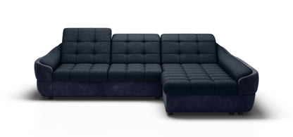 INFINITY S Fabric Chaise Sofa Bed with Storage