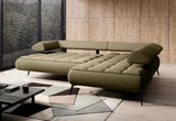SELEDO L L Shape Sofa Bed with Electrically Extendable Seat