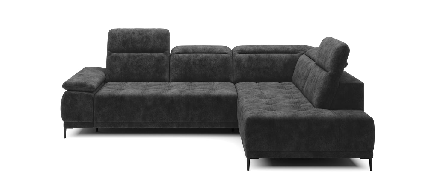 FOCUS L Large Fabric Corner Sofa