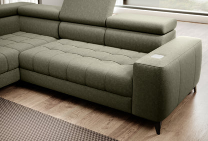 Astola 4 Seater Arm Open End Corner Sofa