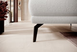 GIOTTO L CREAM CORNER SOFA WITH ELECTRIC SEAT ADJUSTMENT