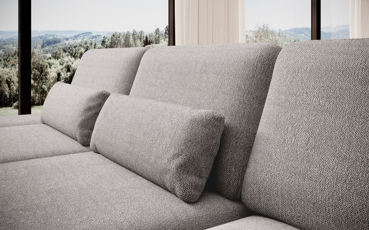 APRILLE Corner Chaise Sofa