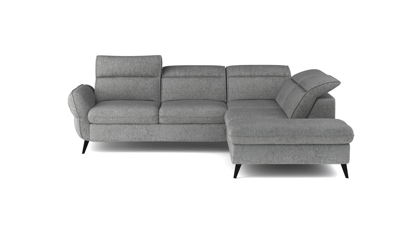 Allesio L Sofa in light brown