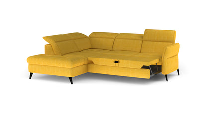 Apulla Chaise Corner Sofa Bed with Storage