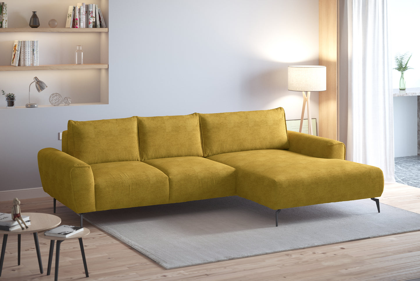 BALI S CORNER SOFA WITH SLEEP FUNCTION AND STORAGE