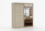 Sonoma Oak with Mirror 2 door wardrobe