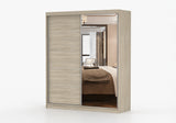 Sonoma Oak with Mirror BELLA - Wardrobe 2 doors with mirror