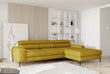 CALCIO S Green Corner Sofa Bed with Storage