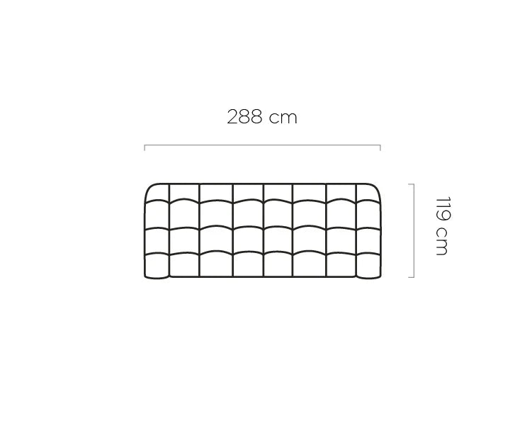 Campile Large Sofa with Electric Seat Adjustment