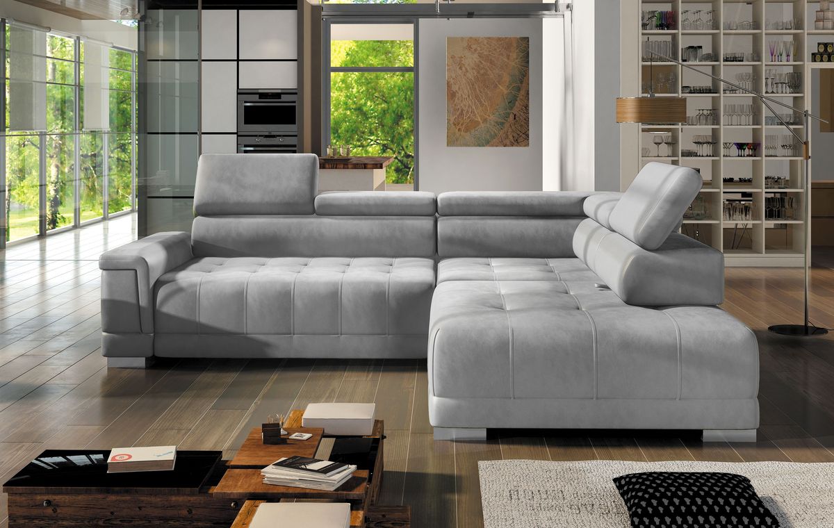 CAMPO L CORNER SOFA WITH ELECTRIC SEAT ADJUSTMENT