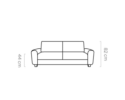 CAPRI S 120 SOFA WITH SLEEP FUNCTION AND MATTRESS 120x200cm