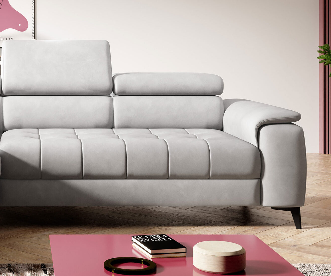 CHIVAS L CORNER SOFA WITH ELECTRIC SEAT ADJUSTMENT