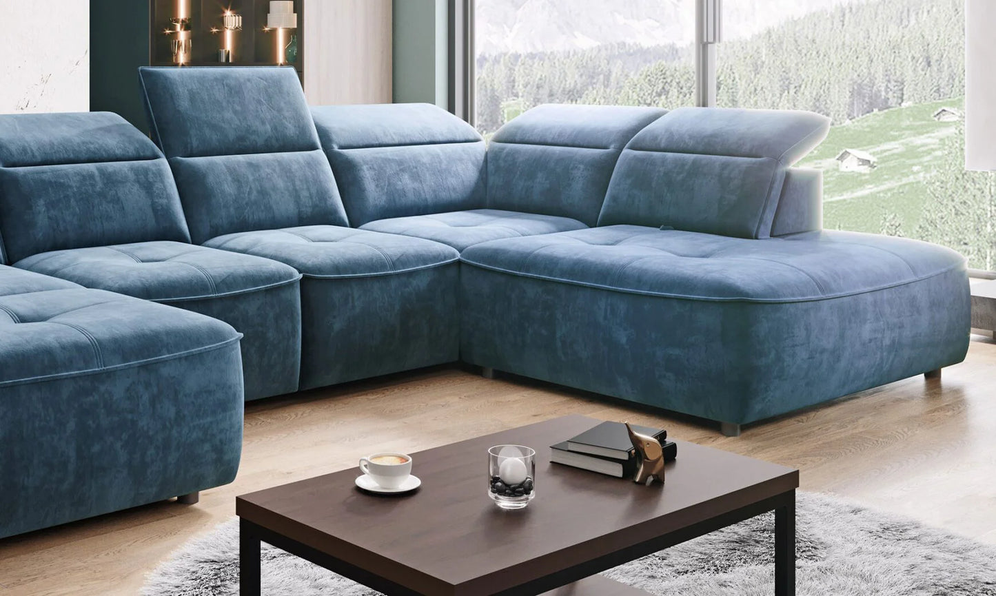 COLOMBO XL Large U Shaped Corner Sofa with Storage