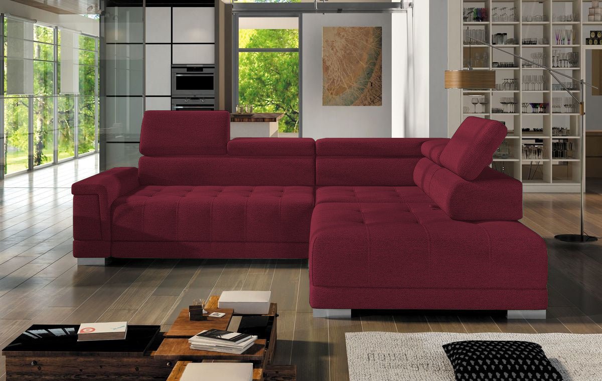 CAMPO L CORNER SOFA WITH ELECTRIC SEAT ADJUSTMENT