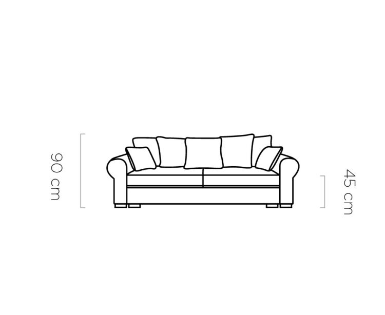 DELUXE SOFA WITH SLEEP FUNCTION AND STORAGE