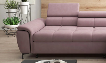 Denvo L Corner Sofa with Sleep Function & Storage | Andora