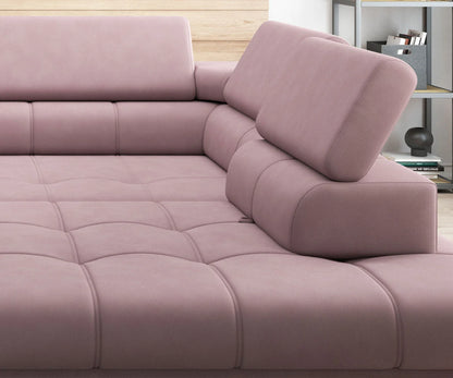 Denvo L Corner Sofa with Sleep Function & Storage | Andora