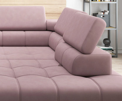 Denvo L Corner Sofa with Sleep Function & Storage | Andora