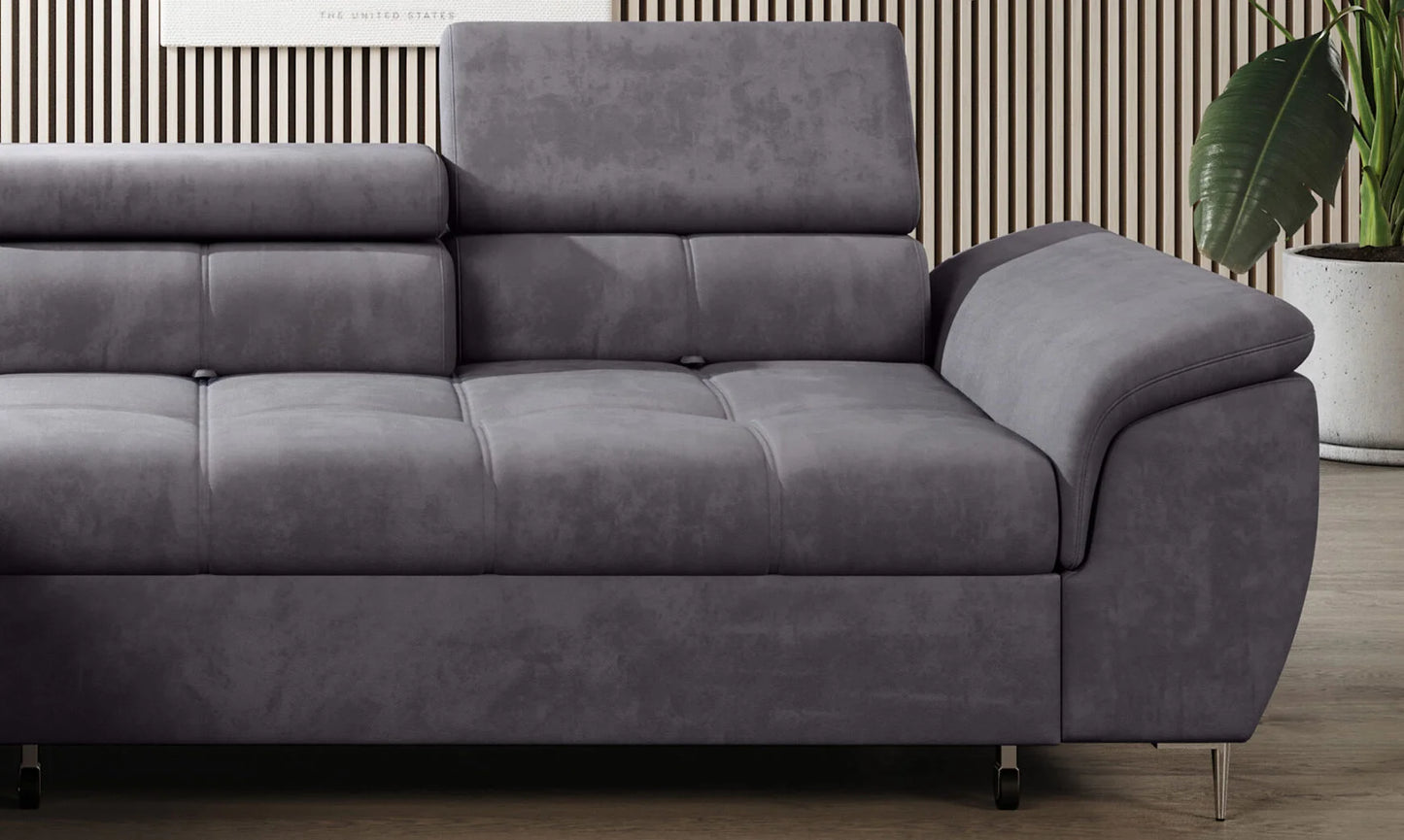 EMPONA L CORNER SOFA BED WITH STORAGE