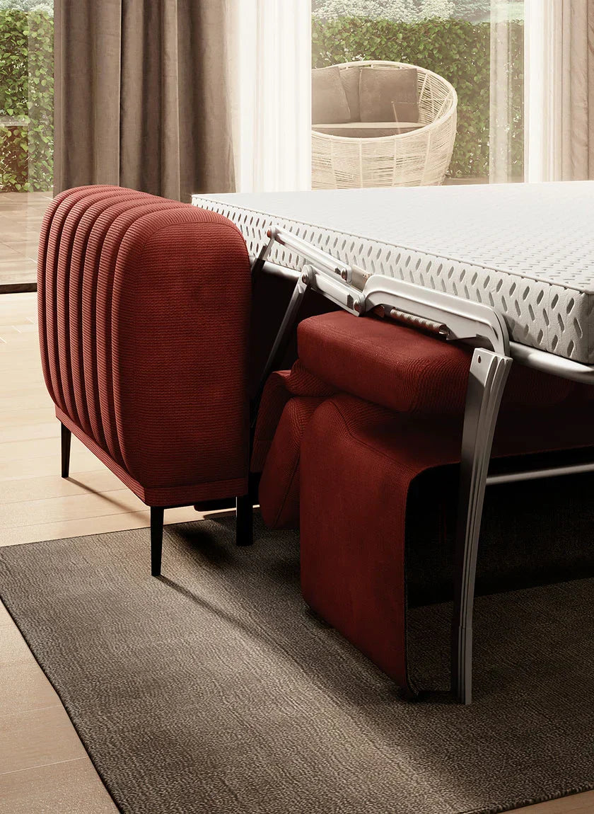 GANDI S 160 SOFA WITH SLEEP FUNCTION AND MATTRESS 160x200cm FUNCTION IMAGE