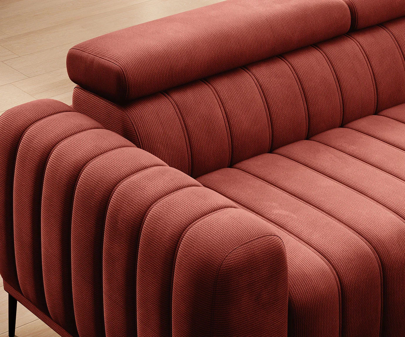 GANDI S 160 SOFA WITH SLEEP FUNCTION AND MATTRESS 160x200cm CORNER IMAGE