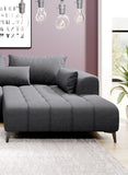 GARAY S FABRIC L SHAPE CORNER SOFA WITH ELECTRIC SEAT ADJUSTMENT