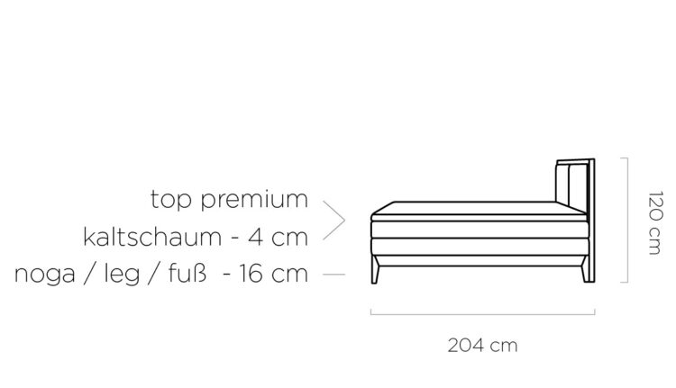 Ida Bed | Solid Oak Bed with Bonnell Mattress and 7-Zone Pocket Spring Mattress