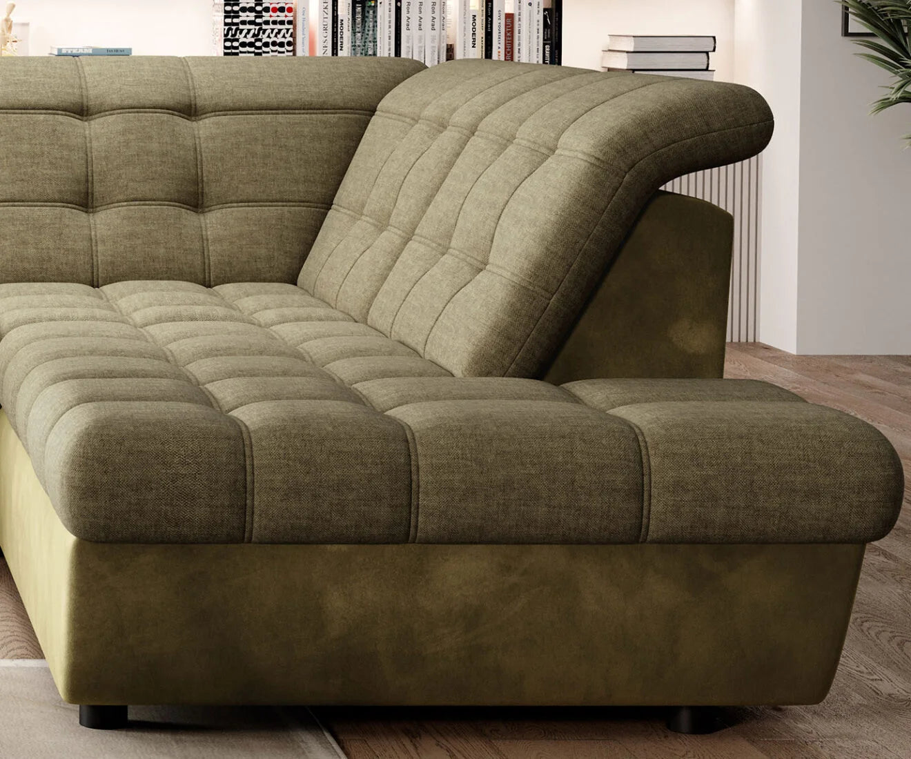 Infinity L Fabric Corner Sofa Chaise 