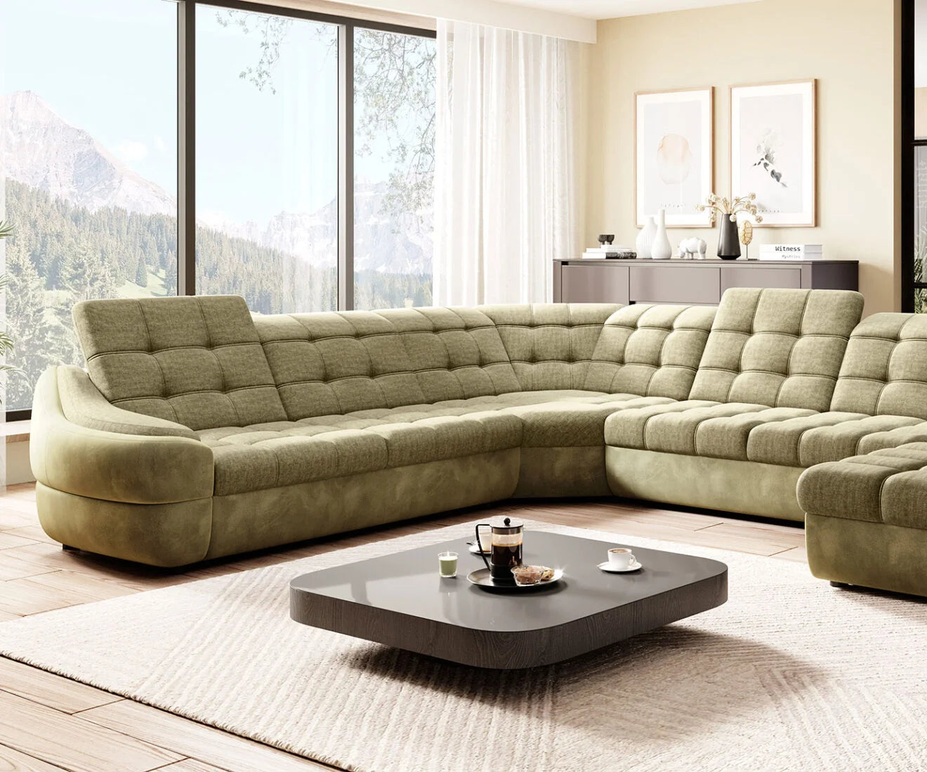 INFINITY XL R3 Chaise End Corner Sofa with Storage & Sleeping Surface