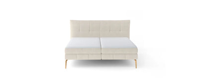 JOLIN Bed | Sophisticated Elegance with Stylish Stitching and 2X Storage Containers