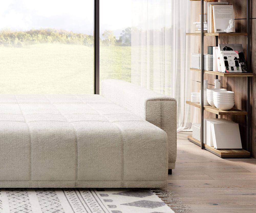 MINDELO LARGE SOFA WITH SLEEP FUNCTION AND STORAGE