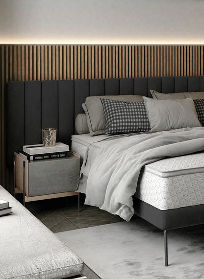 Milano Bed | Elegant Design with Striking Horizontal Stitching