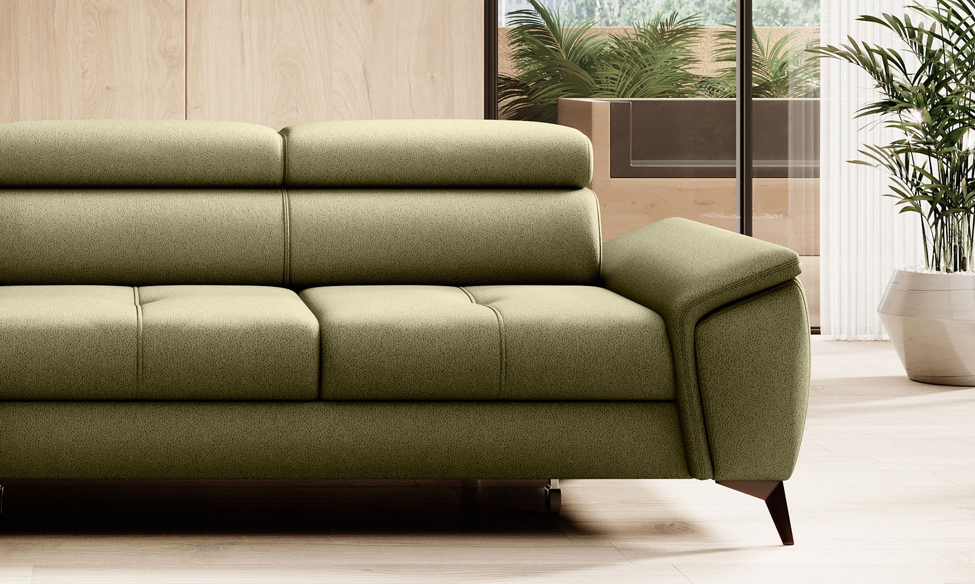 MOCCA L Corner Sofa with Sleep Function and Built-in Storage | Andora