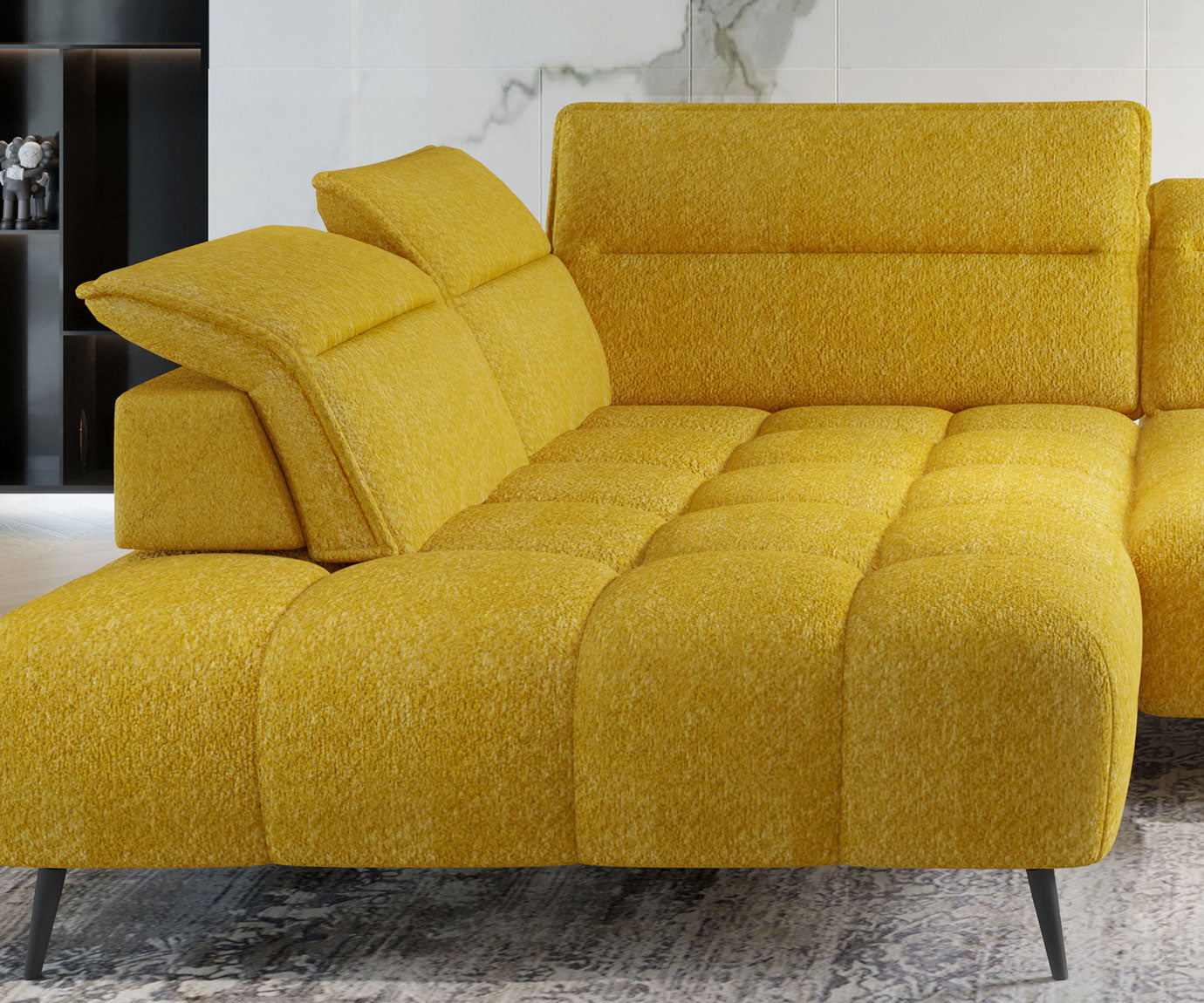 MONTANA L 4 Seater Corner Sofa with Electric Seat Adjustment | Andora