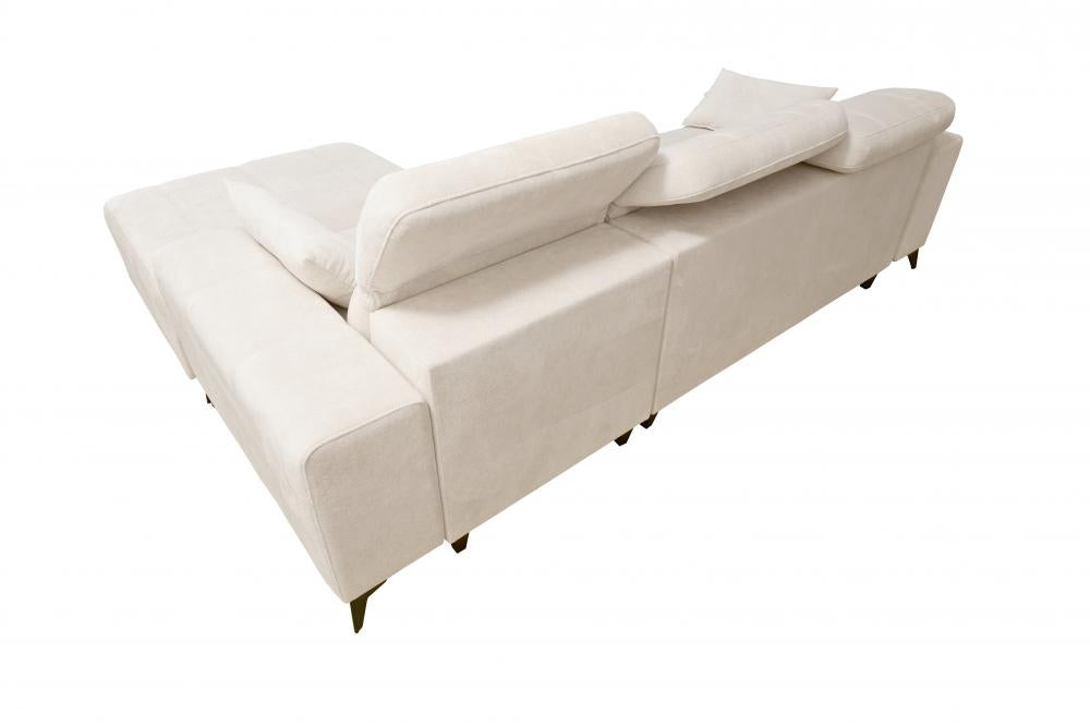 DAFINE I WHITE CORNER SOFA 