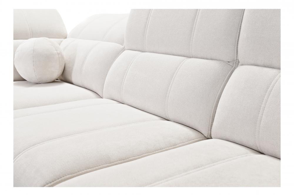 DAFINE II MIX CORNER SOFA WITH ELECTRIC PULL-OUT FOOTREST