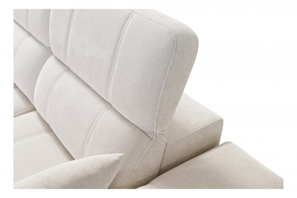 DAFINE III MIX CORNER SOFA WITH ELECTRIC PULL-OUT FOOTREST AND STORAGE CONTAINER