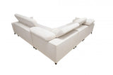 DAFINE III MIX CORNER SOFA WITH ELECTRIC PULL-OUT FOOTREST AND STORAGE CONTAINER