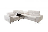 DAFINE III MIX CORNER SOFA WITH ELECTRIC PULL-OUT FOOTREST AND STORAGE CONTAINER