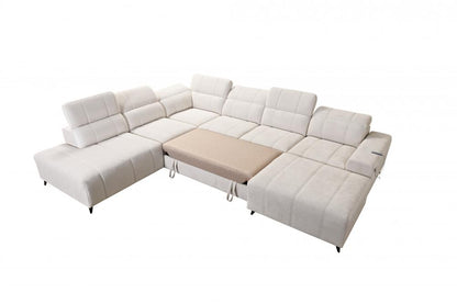 DAFINE X MIX LARGE CORNER SOFA WITH ELECTRIC PULL-OUT FOOTREST AND STORAGE CONTAINER