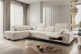 DAFINE XI MIX CORNER SOFA WITH ELECTRIC PULL OUT FOOTREST AND STORAGE CONTAINER IMAGE