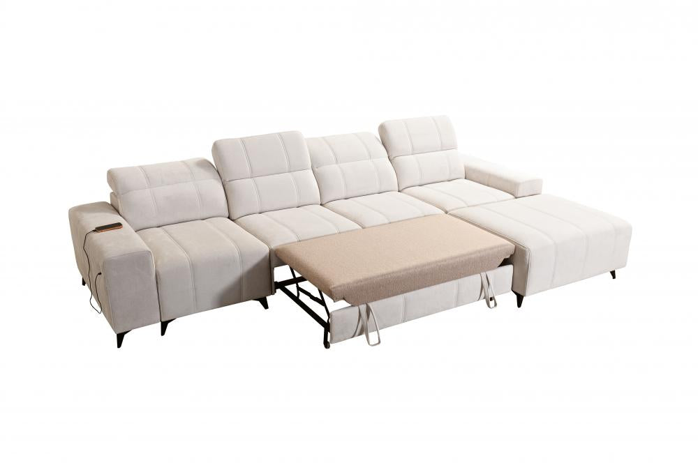 DAFINE XII LARGE CORNER SOFA | CHAISE SOFA | BED & STORAGE CONTAINER