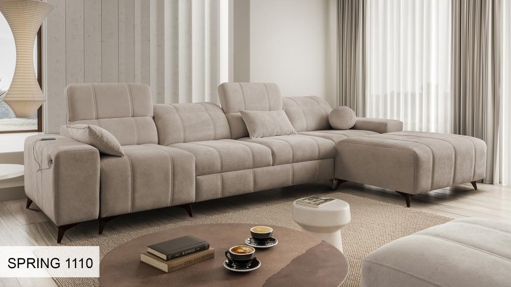 DAFINE XII LARGE CORNER SOFA | CHAISE SOFA | BED & STORAGE CONTAINER