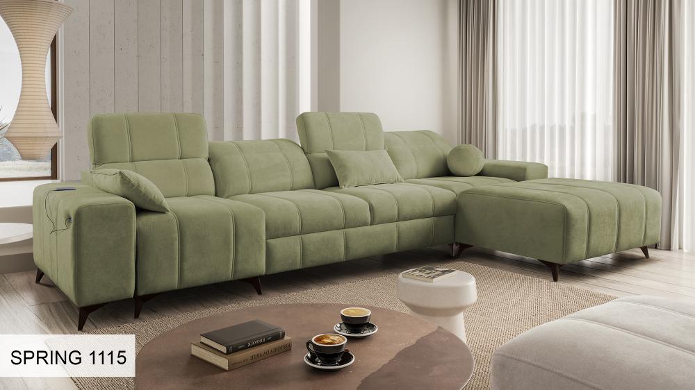 DAFINE XII LARGE CORNER SOFA | CHAISE SOFA | BED & STORAGE CONTAINER