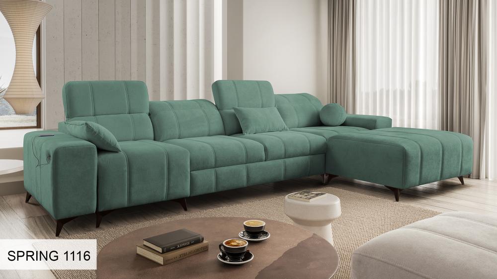 DAFINE XII LARGE CORNER SOFA | CHAISE SOFA | BED & STORAGE CONTAINER