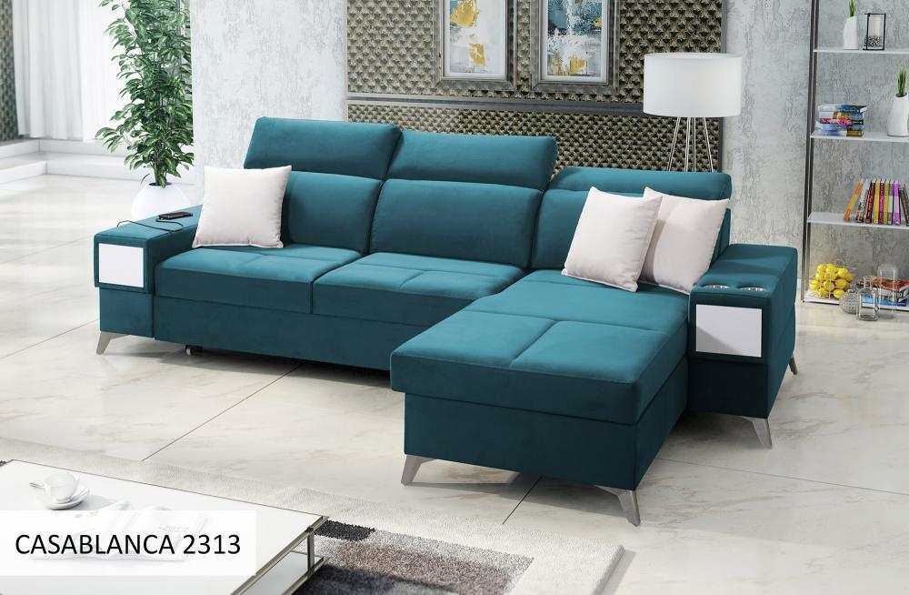 Left Hand Facing Arm Open End Corner Sofa