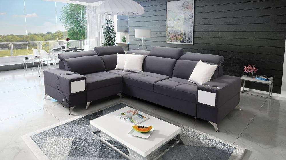 Devine II 2 Piece 2 Arm Corner Sofa