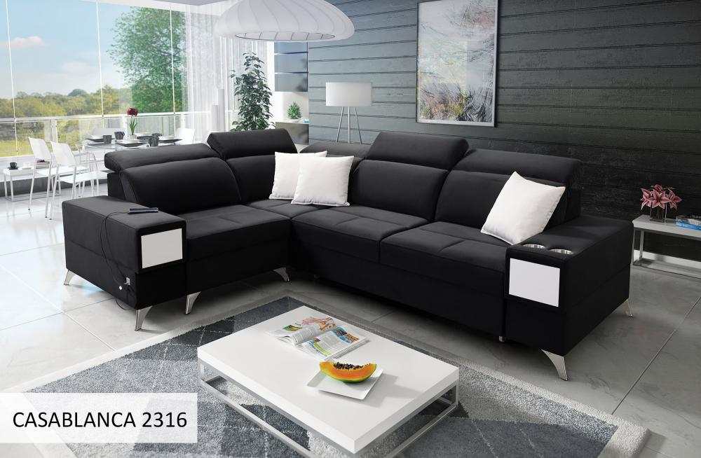 Devine II 2 Piece 2 Arm Corner Sofa